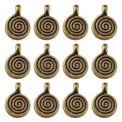 Tibetan Style Alloy Charms LS-MLF0339Y-1