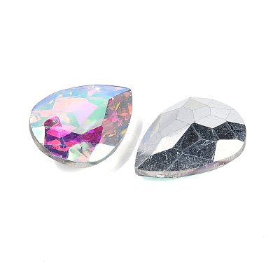 Pointed Back Glass Rhinestone Cabochons RGLA-T081-18x25mm-05-1