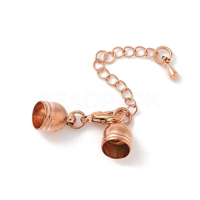 Brass Chain Extender KK-K001-7mm-RG-1