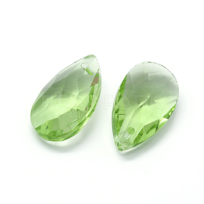 Faceted Glass Pendants GLAA-F069-L-A11-1