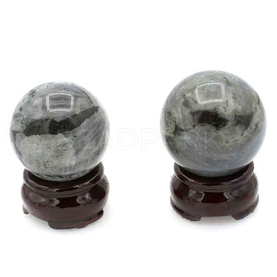 Natural Labradorite Sphere Ornament PW-WG15772-01-1