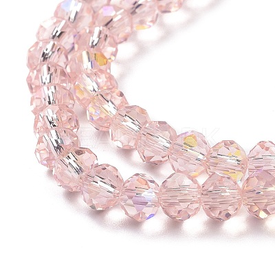 Electroplate Glass Beads Strands EGLA-A034-T4mm-L18-1