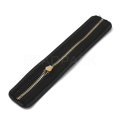 PU Leather Zipper Sewing Accessories FIND-WH0120-24B-1