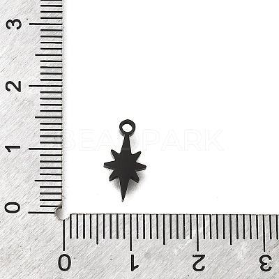 Ion Plating(IP) 304 Stainless Steel Charms STAS-F292-04B-1