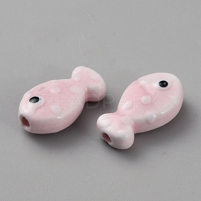 Handmade Porcelain Beads PORC-WH20001-02M-1