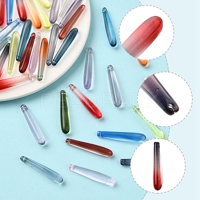 50Pcs Handmade Lampwork DIY Pendants LAMP-FS0001-21-1