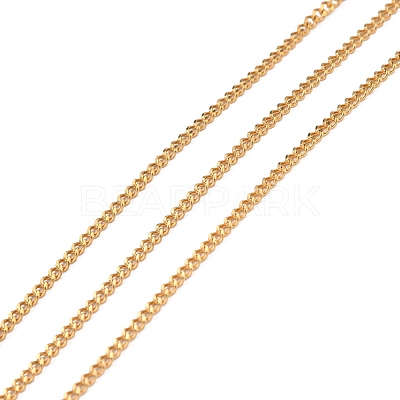 304 Stainless Steel Curb Chains CHS-D033-02G-03-1