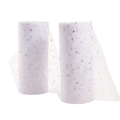 Glitter Sequin Deco Mesh Ribbons OCOR-P010-B-C01-1