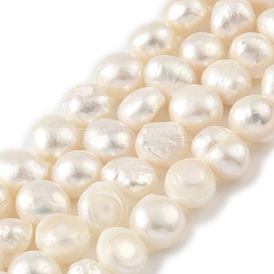 Natural Cultured Freshwater Pearl Beads Strands PEAR-A006-08A-1
