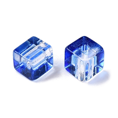 Baking Paint Transparent Glass Beads LS-DGLA-N005-01A-02-1
