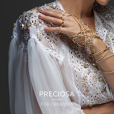 Preciosa® MAXIMA Crystal Round Stones Y-PRC-RBSS18-50520-1