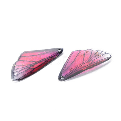 Transparent Resin Pendants RESI-Q216-001-1