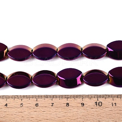 Electroplate Glass Beads Strands EGLA-Q134-02A-A04-1