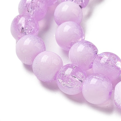 Crackle Glass Beads X1-GLAA-U001-8mm-04-1