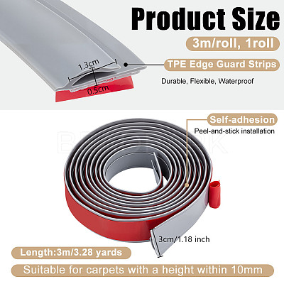 Self-adhesion TPE Edge Guard Strips DIY-WH0899-130A-1