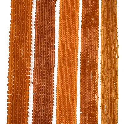 Transparent Glass Beads Strands EGLA-A044-T6mm-MD04-1