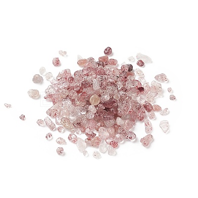 Natural Strawberry Quartz Chips Beads X-G-O103-23-1