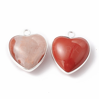 Natural Red Jasper Pendants G-C005-01S-18-1