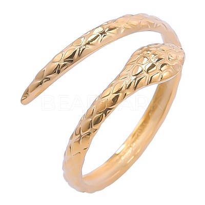 304 Stainless Steel Adjustable Snake Ring XG0209-2-1