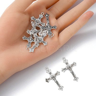 10Pcs Zinc Tibetan Style Alloy Pendants FIND-YW0002-11-1