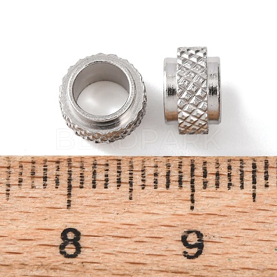 Tarnish Resistant 201 Stainless Steel European Beads STAS-P239-25P-1