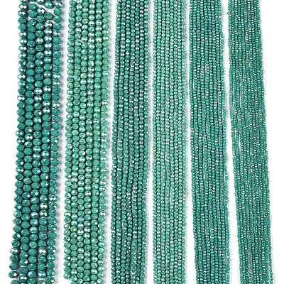 Electroplate Glass Beads Strands LS-EGLA-A044-P6mm-B31-1