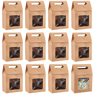 Kraft Paper Gift Box CON-WH0087-90B-1