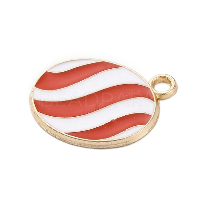 Christmas Alloy Enamel Pendants ENAM-S027-01C-G-1