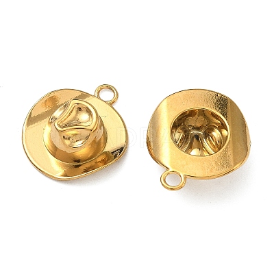 304 Stainless Steel Pendants STAS-P446-08G-1