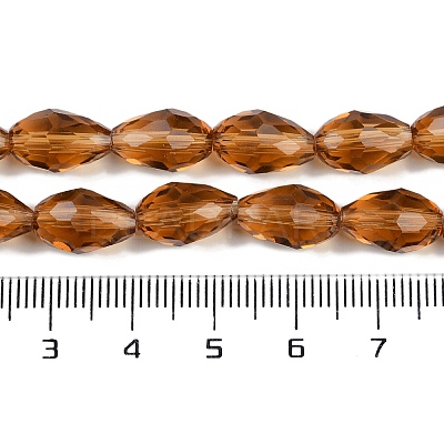 Transparent Glass Beads Strands EGLA-N013-T10mm-D16-1