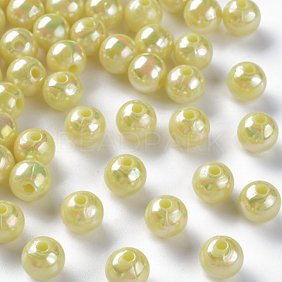 Opaque Acrylic Beads MACR-S370-D8mm-A10-1
