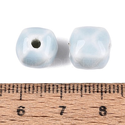 Vintage Handmade Porcelain Beads PORC-N013-18-15-1