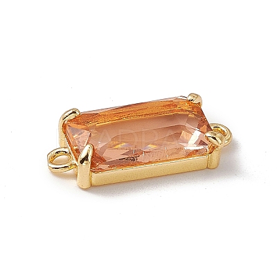 Transparent K9 Glass Connector Charms GLAA-A005-11LG-1