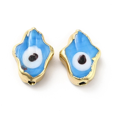 Handmade Evil Eye Lampwork Beads LAMP-F026-03J-1