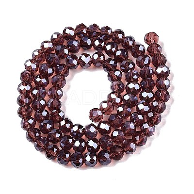 Electroplate Glass Beads Strands EGLA-A044-T6mm-A13-1