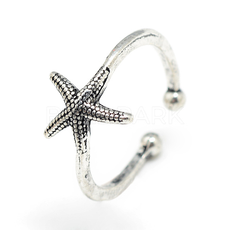 Adjustable Alloy Cuff Finger Rings X-RJEW-S038-039-1