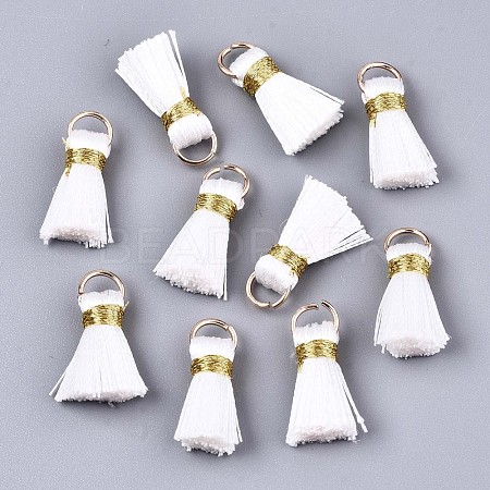 Handmade Polycotton(Polyester Cotton) Tassel Decorations FIND-R092-09-1