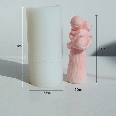 3D Aromatherapy Wax Candle Silicone Mold PW-WG76606-01-1