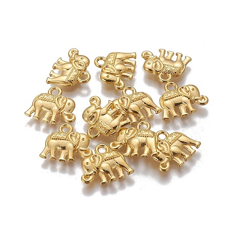 Vintage Elephant Charms LS-X-PALLOY-ZN-47017-G-FF-1