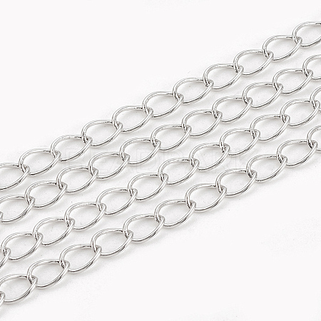 Soldered Brass Curb Chains CHC-S003-06P-1