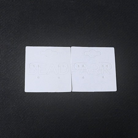 Cardboard Earring Display Cards CDIS-WH0020-04B-1