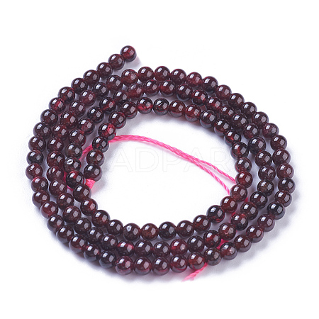 Natural Garnet Beads Strands G-P433-28A-1