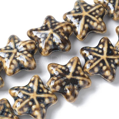 Ocean Series Handmade Porcelain Beads PORC-R002-05-06-1