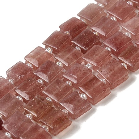 Natural Strawberry Quartz Beads Strands G-L596-A20-01-1