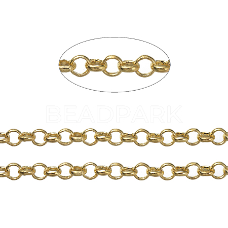 Brass Rolo Chains CHC-S008-002A-G-1