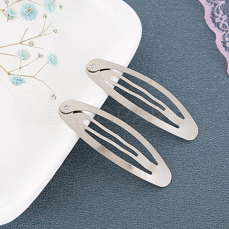 Alloy Snap Hair Clips PW-WGA742D-02-1