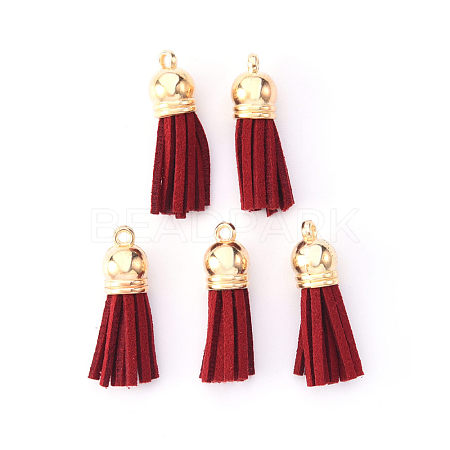 Faux Suede Tassel Pendant Decorations X-FIND-R095-021LG-1