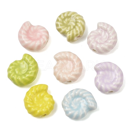 Handmade Porcelain Beads PORC-D026-02C-1