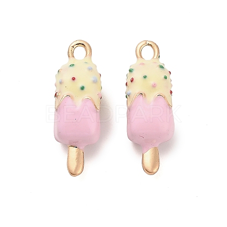 Alloy Enamel Pendants X-PALLOY-R155-01G-06-1