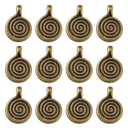 Tibetan Style Alloy Charms LS-MLF0339Y-1
